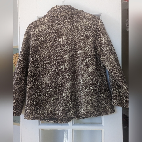 Talbots cheetah print coat - Picture 4 of 4